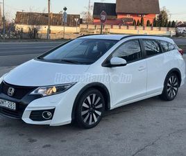 HONDA CIVIC TOURER 1.8 ELEGANCE NAVI (AUTOMATA) / MO.-I / 1. TUL. / VALÓS KM / VÉGIG VEZ. SZK. / NAGYON MEGKÍMÉLT ÁLLAPOTBAN