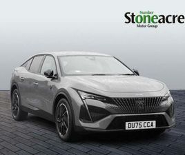 2025 PEUGEOT 408 1.2 HYBRID GT FASTBACK 5DR PETROL HYBRID E-DSC6 EURO 6 (START/STOP) (136 PS) HATCHBACK ...