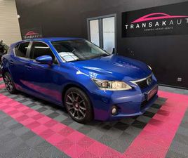 LEXUS CT CT 200H 136 CV SENSATION + ENTRETIEN LEXUS + SOH 100% + CAMÉRA DE RECUL + SIÈGES AV CHAUFFANTS