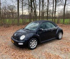 VOLKSWAGEN NEW BEETLE CABRIOLET VOLKSWAGEN BEETLE (KEVER) 1.6 CABRIOLET 75KW 2005 ZWART — VOLKSWAGEN — MARKTPLAATS