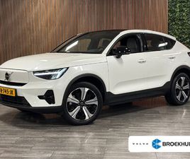 VOLVO C40 RECHARGE VOLVO C40 RECHARGE ULTIMATE 69 KWH | TREKHAAK | 96% SOH | ALL SEASON BANDEN | 360° CAMERA | HARMAN KARDON | ELEKTRISCHE BESTUURDERSSTOEL GEHEUGEN | ADAPTIEVE CR