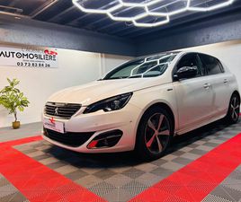 PEUGEOT 308 GT LINE 2.0 BLUEHDI 150 – BLANC NACRÉ – DISTRIBUTION OK – AUCUN FRAIS