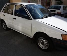 TOYOTA STARLET TOYOTA STARLET YEAR 1991 VINTAGE LICENSE