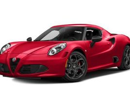 USED 2015 ALFA ROMEO 4C LAUNCH EDITION