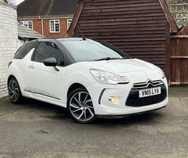 CITROEN DS3 CABRIO 1.2 PURETECH DSTYLE PLUS EURO 6 (START/STOP) 2DR