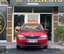 GALERIDEN SKODA RAPID 1.4 TDI AMBITION 2016 MODEL ANKARA 236.000 KM KIRMIZI - 32206598 | ARABAM.COM
