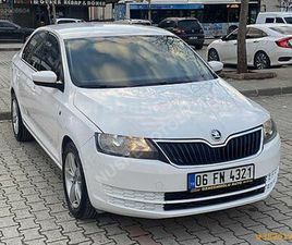 GALERIDEN SKODA RAPID 1.6 TDI AMBITION 2015 MODEL GAZIANTEP 275.000 KM BEYAZ - 38301992 | ARABAM.COM