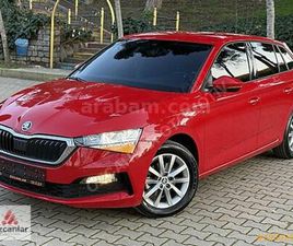 GALERIDEN SKODA SCALA 1.0 TSI PREMIUM 2021 MODEL MANISA 47.000 KM KIRMIZI - 38303403 | ARABAM.COM