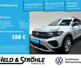 T-CROSS GOAL 1.0 TSI 17 ACC LED NAVI PDC SHZ