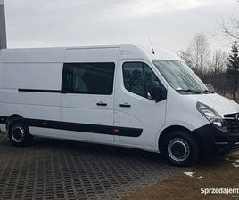 OPEL MOVANO MASTER 7 OSÓB L3H2 BRYGADÓWKA DŁUGI WYSOKI KLIMA TEMPOMAT NAWI… PORĘBA - SPRZEDAJEMY.PL