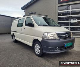 TOYOTA HIACE 2.5 95HK LANG LAV KJØRELENGDE