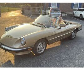 ALFA ROMEO SPIDER DUETTO SINGLE OWNER 1986 ALFA ROMEO SPIDER CONVERTIBLE