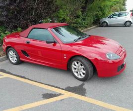 MGTF 1.6 SOLID RED WITH BLACK LEATHER. DARK BORDEUX RED (NEW) HOOD. OFFERS INVITED.