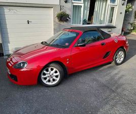 MG MGTF MGTF 1.6 SOLID RED WITH BLACK LEATHER. DARK BORDEUX RED (NEW) HOOD