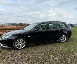 SAAB 9-3 AERO KOMBI SCHWARZ 2.8T V6 JAHRGANG 2008