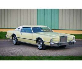 1975 LINCOLN CONTINENTAL MKIV - YELLOW/GREEN VELOUR A VENDRE