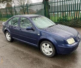 VOLKSWAGEN, BORA, SALOON, 2002, MANUAL, 1896 (CC), 4 DOORS