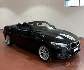 BMW 218D CABRIO SPORT AUTOMATIK-ECCELSE CONDIZIONI