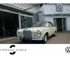 SE W111 WERKSCABRIO LEDER NEUES VERDECK ORI