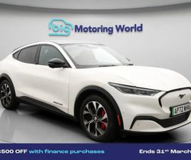 FORD MUSTANG MACH-E EXTENDED RANGE 91KWH SUV 5DR ELECTRIC AUTOMATIC AWD (351 PS) £500 TOWARDS YOUR FINANCE DEPO SUV 2022, 29063 MILES, £23200 - 33203769 - EXCHA