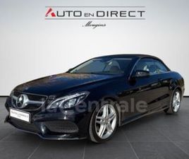 MERCEDES CLASSE E CABRIO E 350 IV GENERATION2 CABRIOLET 350 BLUETEC FASCINATION BVA9