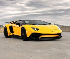 LAMBORGHINI AVENTADOR SV ROADSTER LP750-4 1 OF 500 SENSONUM CARBONE LIFT VENTE HTVA