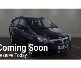 2012 VAUXHALL ZAFIRA 1.6 EXCLUSIV
