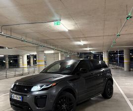 LAND ROVER RANGE ROVER EVOQUE RANGE ROVER EVOQUE 2018