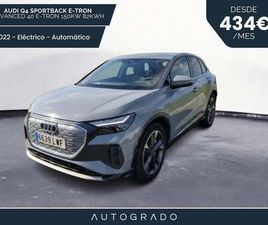 AUDI Q4 E-TRON 40 Q4 E-TRON 40 ADVANCED 82KWH