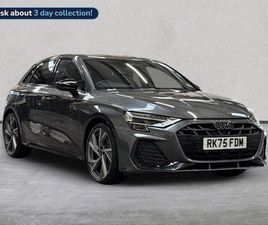 AUDI A3 35 TFSI BLACK EDITION 5DR S TRONIC [TECH PACK]