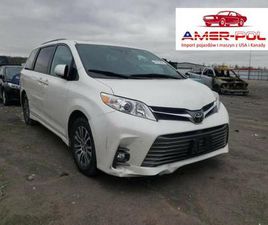TOYOTA SIENNA 2020, 3.5L, XLE, PORYSOWANY LAKIER WARSZAWA