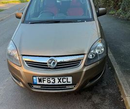 VAUXHALL, ZAFIRA, MPV, 2013, MANUAL, 1686 (CC), 5 DOORS