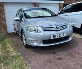 TOYOTA, AURIS, HATCHBACK, 2011, MANUAL, 1329 (CC), 5 DOORS