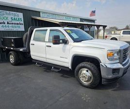 2015 GMC SIERRA 3500HD CREWCAB FLATBED 4X4