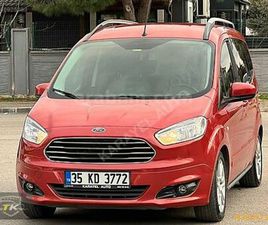 FORD TOURNEO COURIER GALERIDEN FORD TOURNEO COURIER 1.6 TDCI TITANIUM PLUS 2015 MODEL İZMIR 206.500 KM BORDO - 38357308 | ARABAM.COM