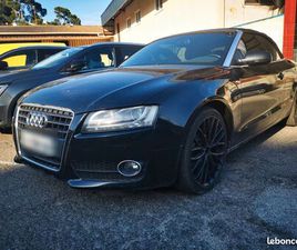 AUDI A5 CABRIOLET V6 TDI 190 CH – CUIR / CLIM – JANTES SUPPLÉMENTAIRES