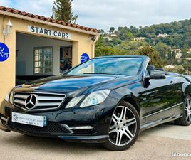 MERCEDES CLASSE E CABRIO E 350 MERCEDES CLASSE E CABRIOLET 3.5 350 V6 306 7G-TRONIC EXECUTIVE - AIRSCARF - BI-XÉNON
