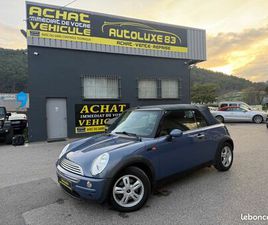 MINI COOPER CABRIOLET 1.6 I 115 CV GARANTIE