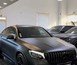 MERCEDES GLC COUPE GLC COUPE 63 AMG MERCEDES GLC 63 AMG COUPÉ 4,0 V8 BI-TURBO 476 4 MATIC PLUS - IMMAT ?? - SUIVI MERCEDES - CARBONE - TOIT - CAMÉRA 360 - LUMIÈRE D’AMBIANCE