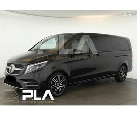 MERCEDES CLASSE V II (2) EXTRA-LONG 300 D 4 MATIC 8 PLACES PACK AMG + CUIR + PORTES ELECTRIQUES + CAMERA 360°