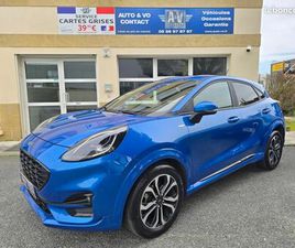 FORD PUMA ST FORD PUMA 1.0 FLEXIFUEL E85 125 CH MHEV BVM6 ST-LINE - 1ERE MAIN TVA FASHION BLUE ISLAND