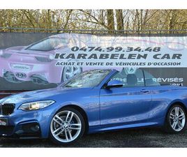 BMW SÉRIE 2 218 CABRIOLET 218D PACK M NAV SENS AR CLIM 62.769KM