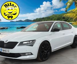 SKODA SUPERB SKODA SUPERB 2,0 TDI 190 4X4 SPORTLINE DSG * WEBASTO / ACC / XENON / P.KAMERA / MUISTIPENKKI / CANTON / LASIKATTOLUUKKU / KEYLESS * - SUOMI-AUTO / KAHDET RENKAA