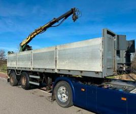 2 AS STEENOPLEGGER STENENTRAILER + KENNIS KRAAN R 16 KRAAM — VRACHTWAGENS — MARKTPLAATS