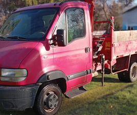 RENAULT TRUCKS MASCOTT - CAMION BENNE AVEC GRUE