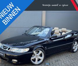 SAAB 9-3 CABRIOLET SAAB 9-3 CABRIO - 2.3 TURBO AERO/30 ONDERHOUD FACTUREN/GEEN IMPORT