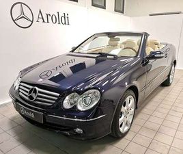 MERCEDES CLK CABRIO CLK 500 V8 CABRIO ELEGANCE+SEDILI VENTILATI+ASI+BOOK SERVI