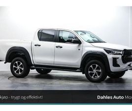 TOYOTA HILUX DOUBLE CABINE 2,8 204 HK/D-CAB/4WD/AUT/GR SPORT/TOPPMODELL/KROK/ACC +