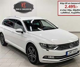 VOLKSWAGEN PASSAT SPORTSCOMBI 1.4 TSI ACT DSG SEKVENTIELL, 150HK, 2018