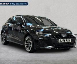 AUDI A3 1.5 TFSI E 204 S LINE 5DR S TRONIC [TECH PACK]